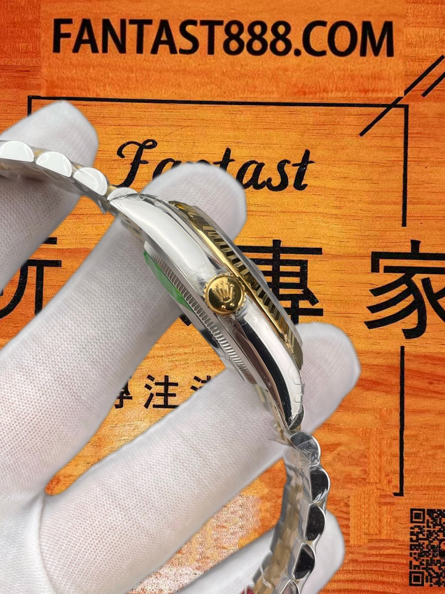 高仿VS廠勞力士Datejust 36日誌間金香檳金盤條釘/VS自研3235機芯70小時動儲/正品公價¥75000 實拍 4