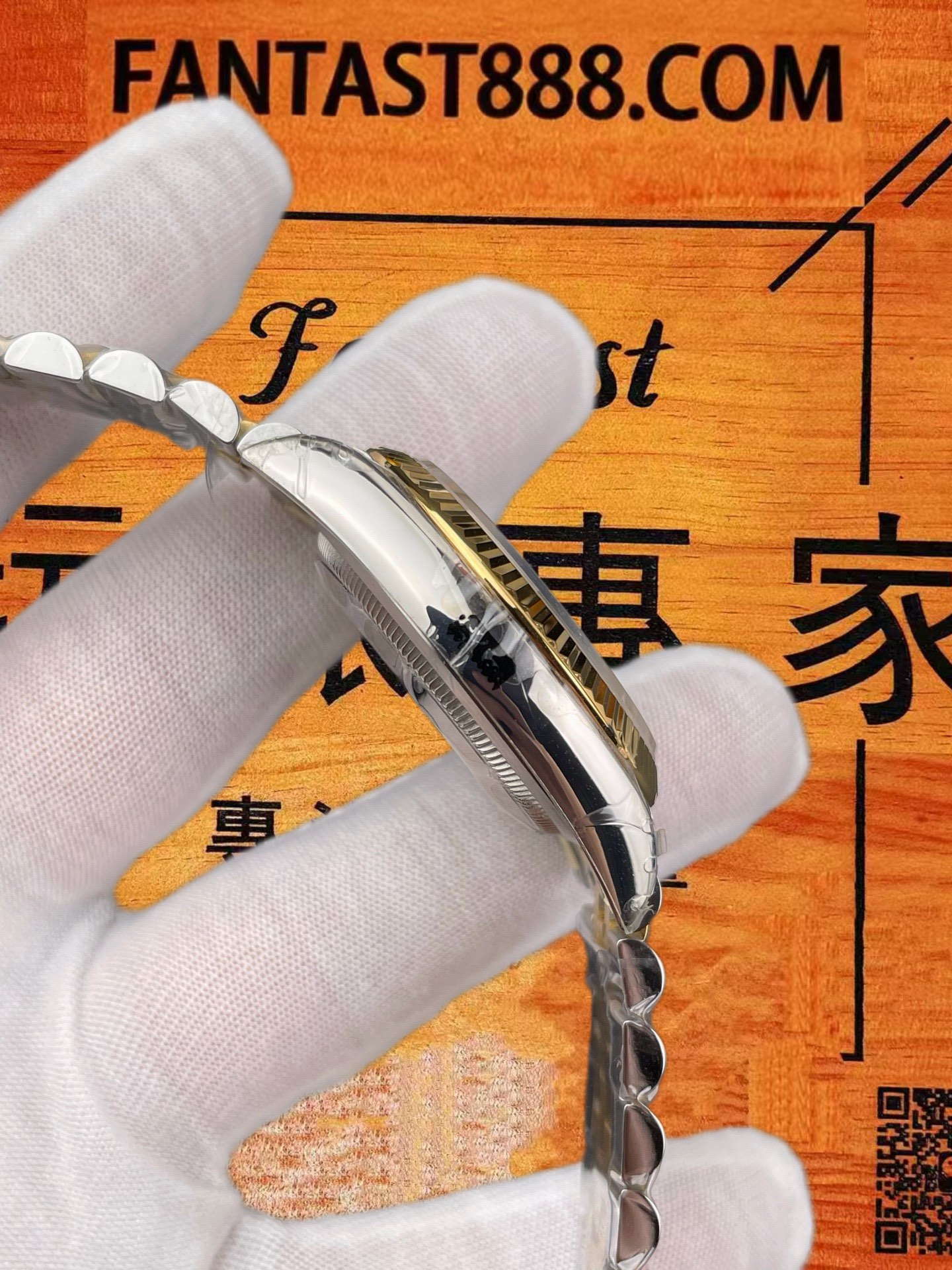 高仿VS廠勞力士Datejust 36日誌間金香檳金盤條釘/VS自研3235機芯70小時動儲/正品公價¥75000 實拍 6