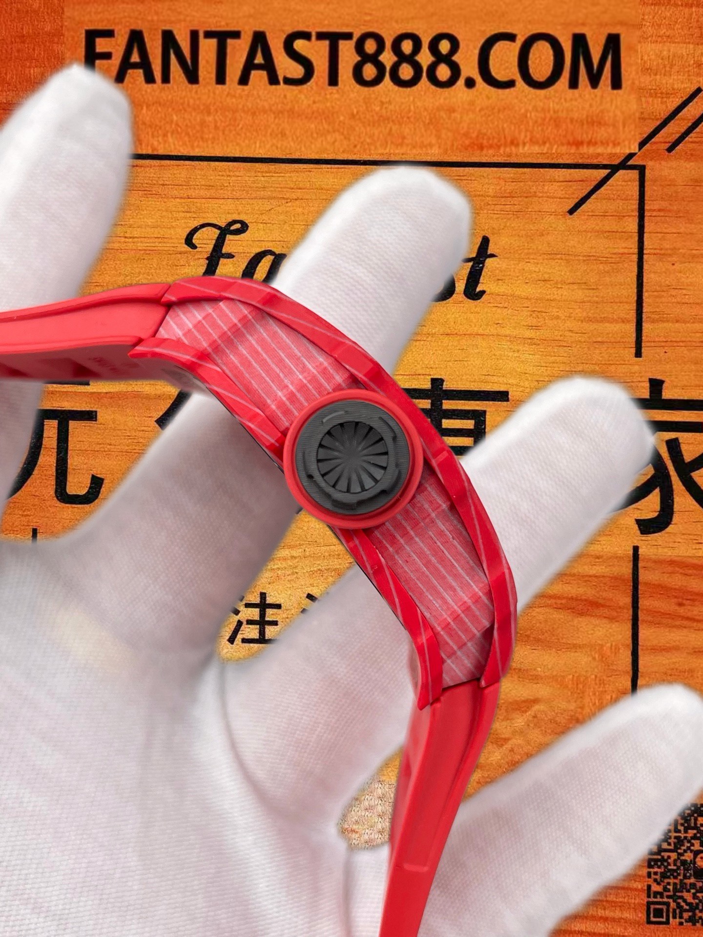 高仿米勒工作室改裝理查德米勒Richard Mille RM 35-02 RAFA納達爾紅色石英纖維TPT/42.7mm桶形改製無卡度機芯/正品公價¥3500000 實拍 6