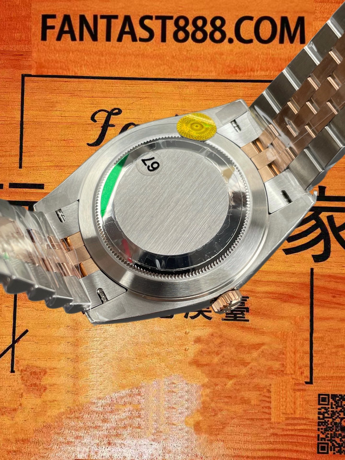 高仿VS廠勞力士Datejust 41日誌間玫金水泥灰盤綠羅馬字/VS自研3235機芯70小時動儲配重146G/正品公價¥82000 實拍 5
