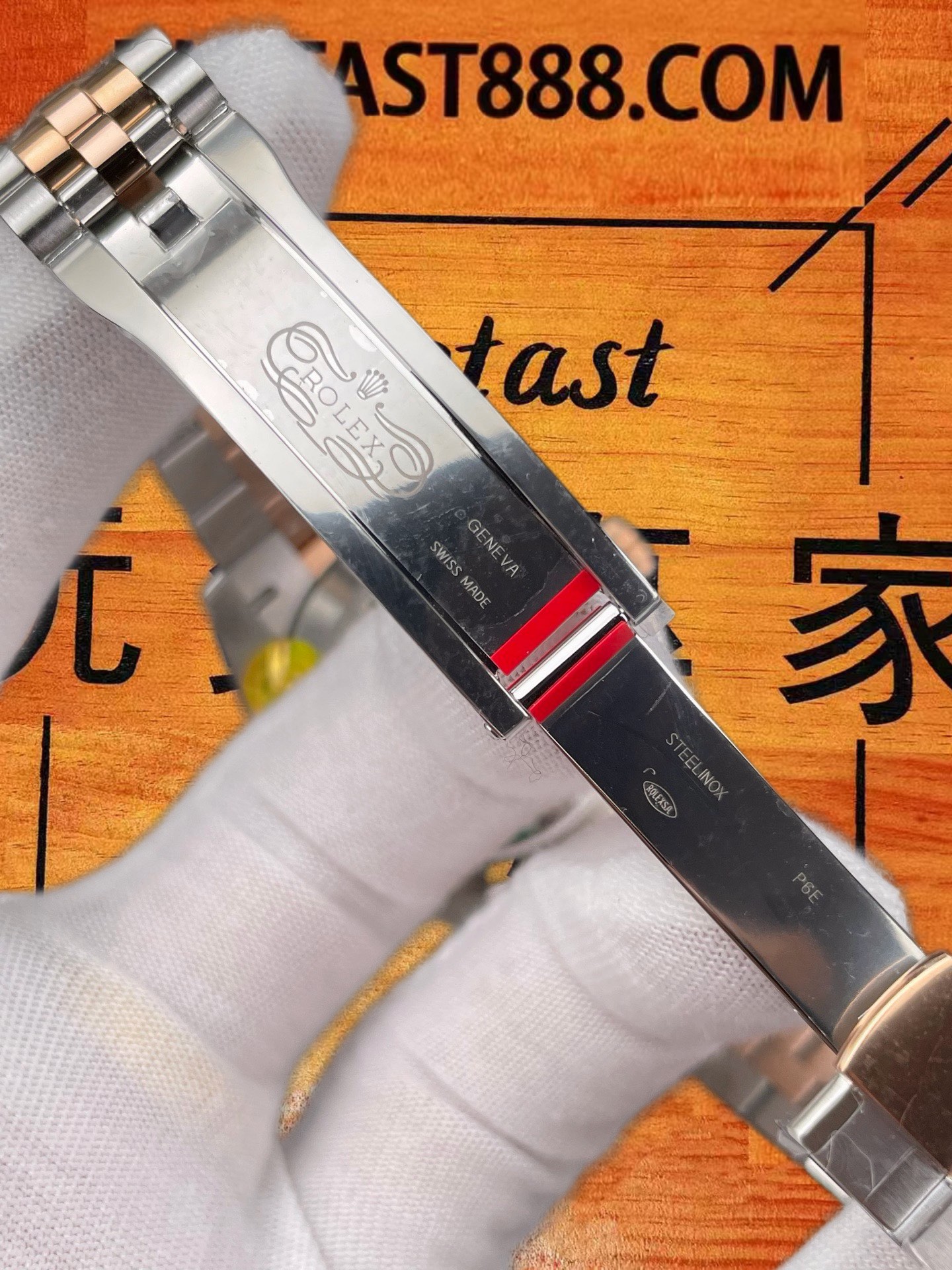 高仿VS廠勞力士Datejust 41日誌間玫金水泥灰盤綠羅馬字/VS自研3235機芯70小時動儲配重146G/正品公價¥82000 實拍 7