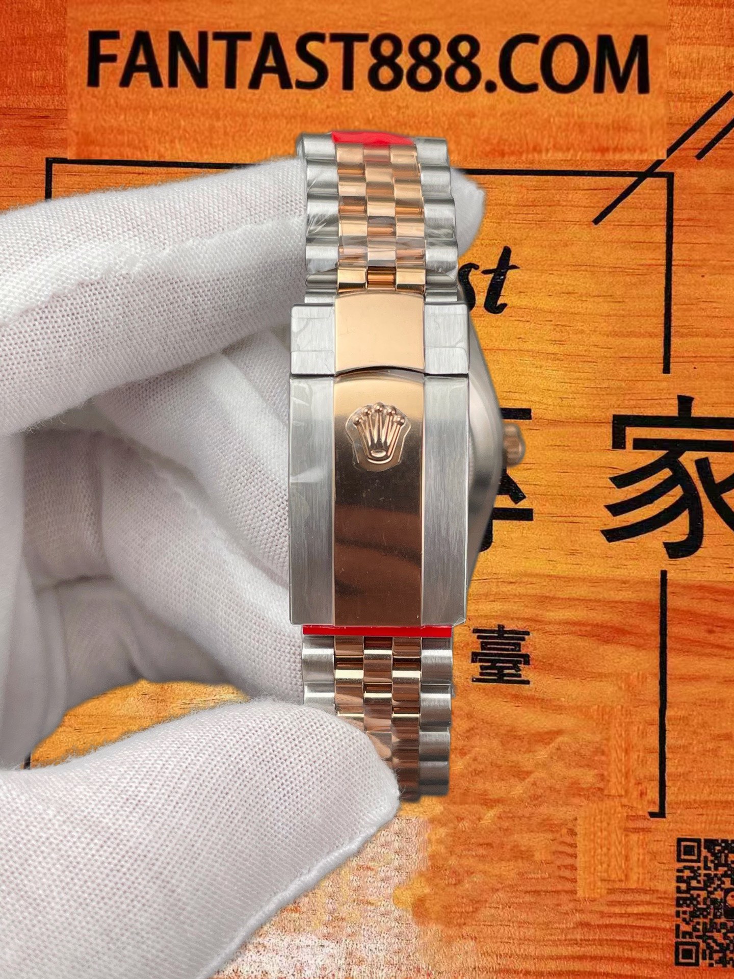 高仿VS廠勞力士Datejust 41日誌間玫金水泥灰盤綠羅馬字/VS自研3235機芯70小時動儲配重146G/正品公價¥82000 實拍 8