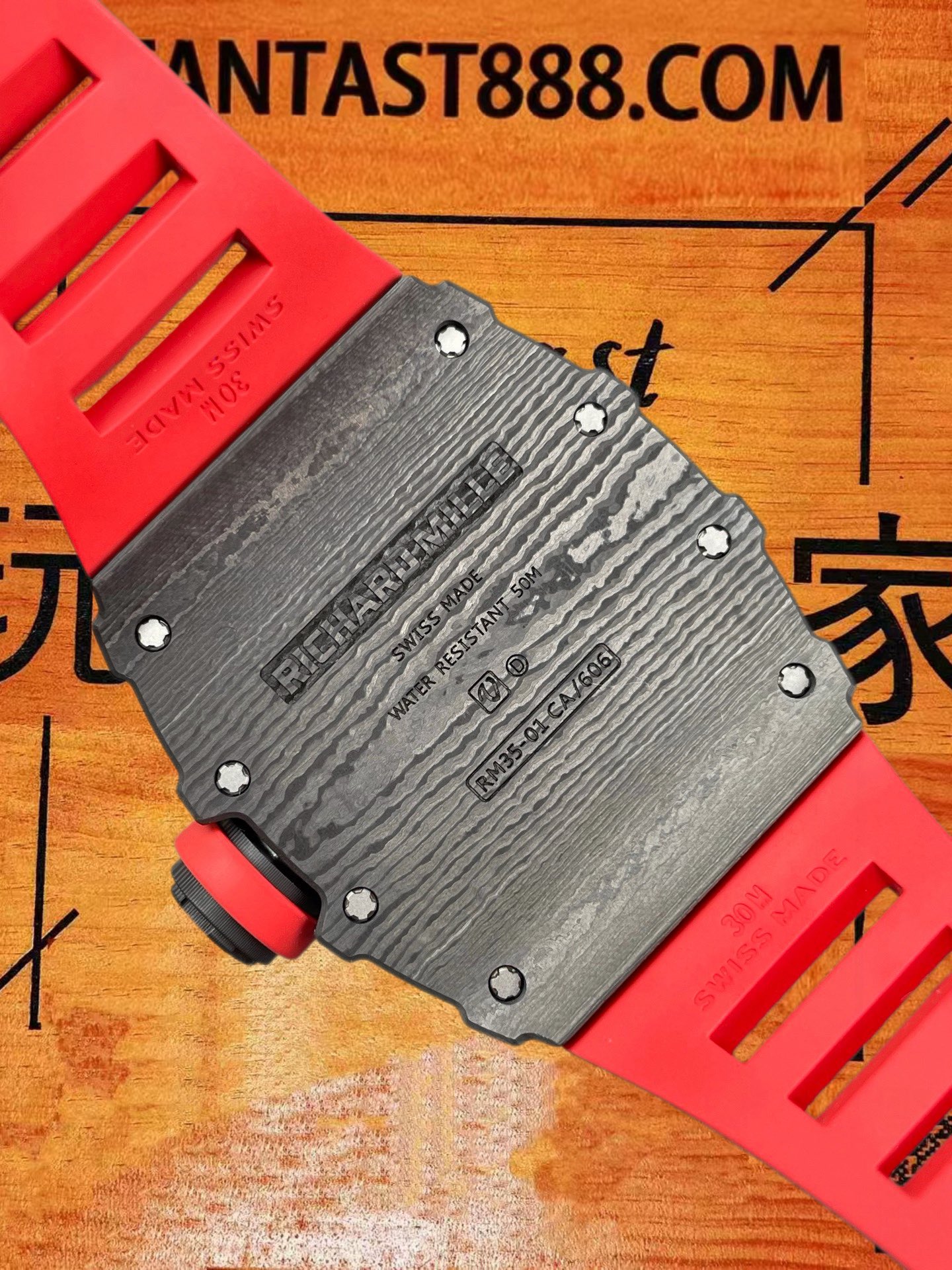 高仿米勒工作室改裝理查德米勒Richard Mille RM 35-01 RAFA納達爾黑色碳纖維TPT/42.7mm桶形改製無卡度機芯/正品公價¥2800000 實拍 5
