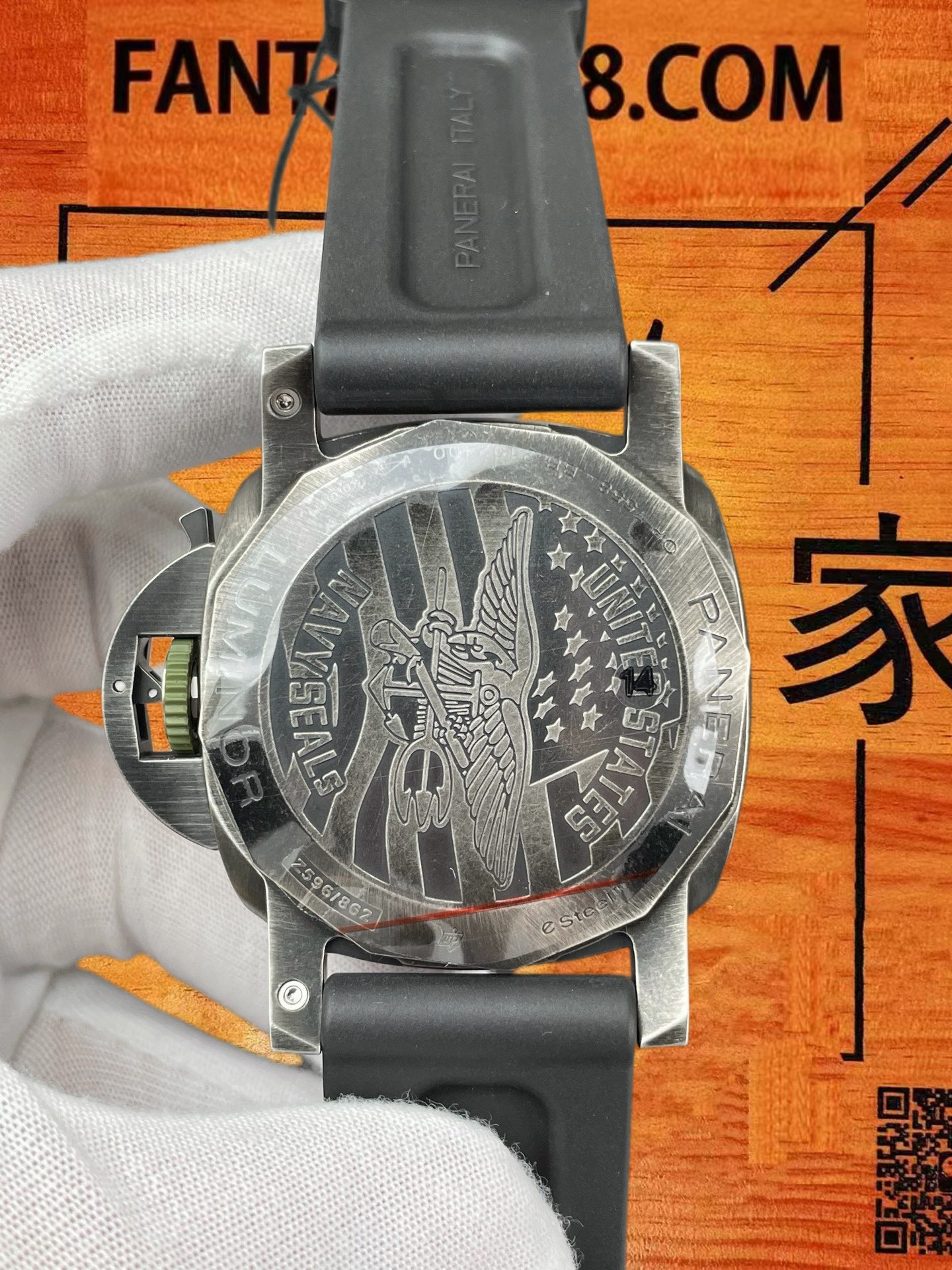 高仿VS廠沛納海Panerai Luminor PAM 01412 NAVY SEALS海豹部隊44mm磨砂鈦金屬殼/VS自研P9010機芯72小時動儲/正品公價¥95000 實拍 5