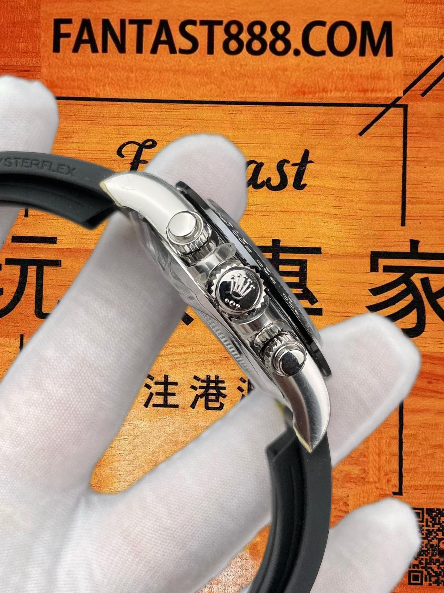 高仿VS廠勞力士Daytona 116519LN水泥灰膠迪40mm/VS自研4130機芯72小時動儲配重132G/正品公價¥260000 實拍 4