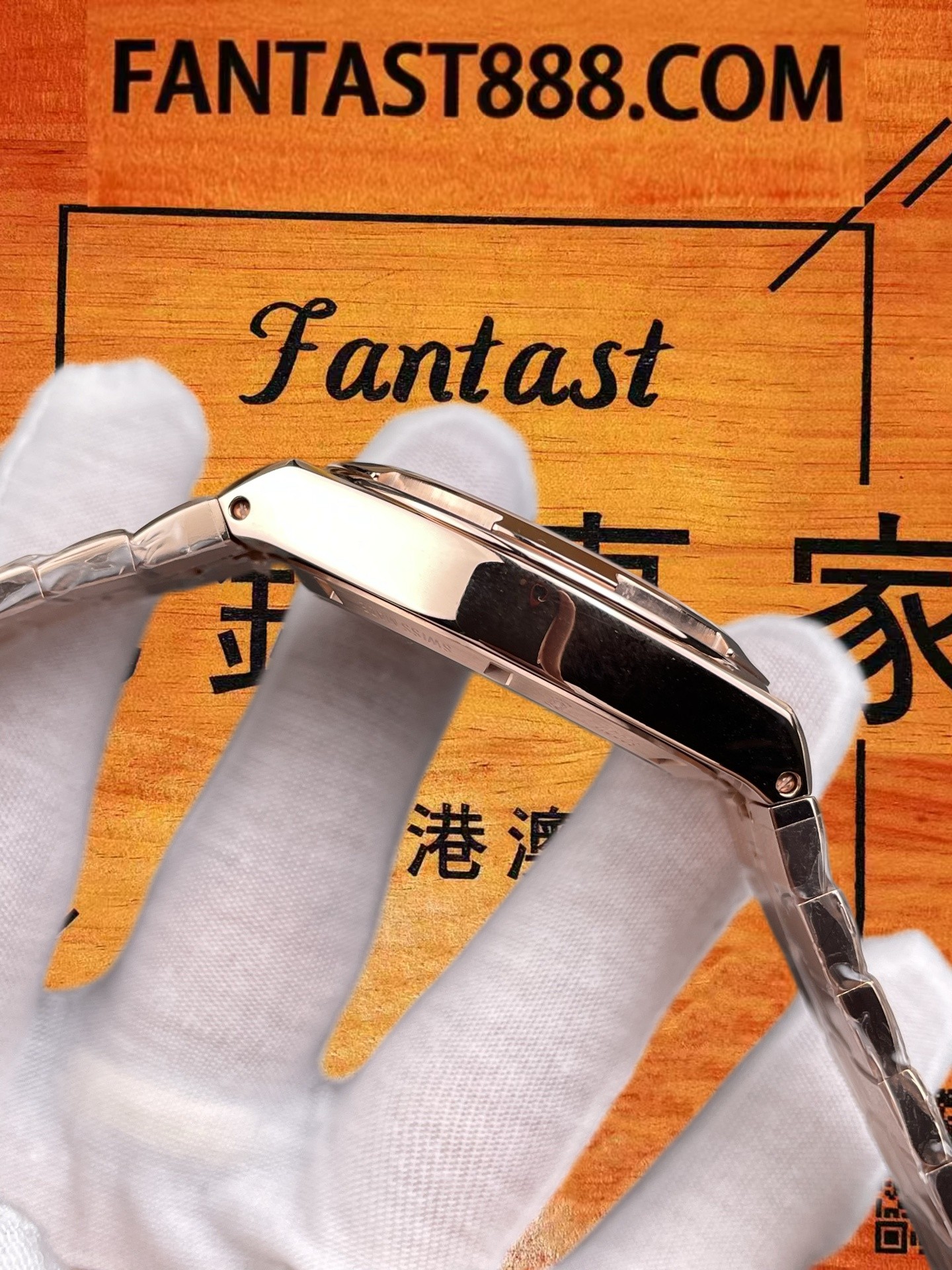 縱橫四海6000V玫金藍陀飛輪