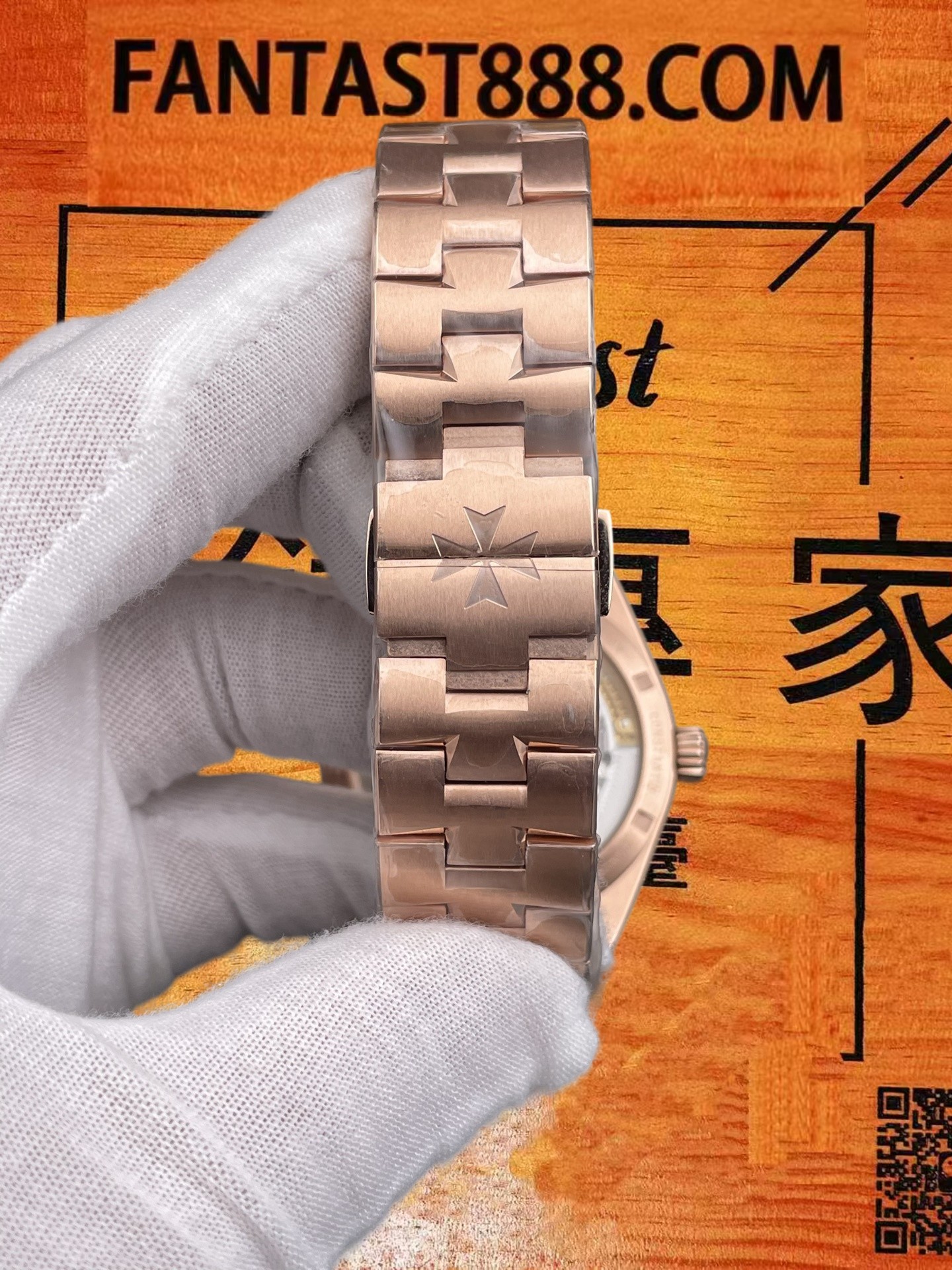 縱橫四海6000V玫金藍陀飛輪