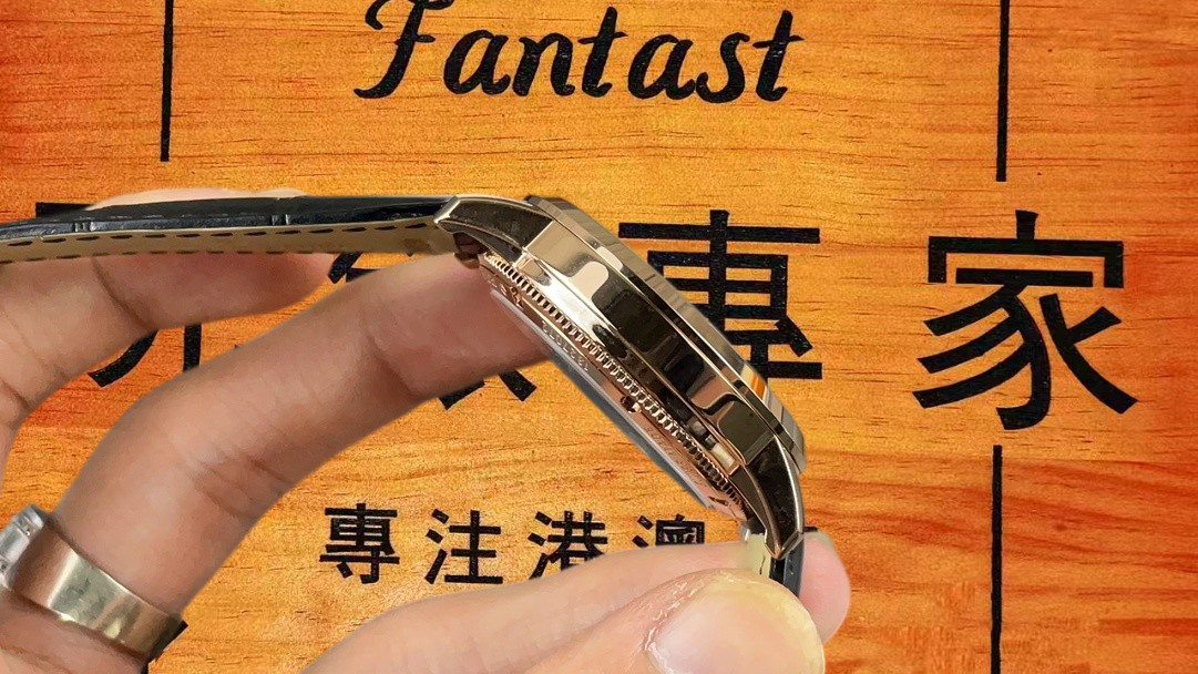 江詩丹頓白盤陀飛輪圓殼