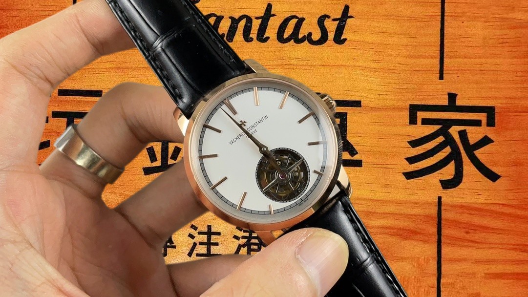 高仿江詩丹頓白盤陀飛輪 40mm