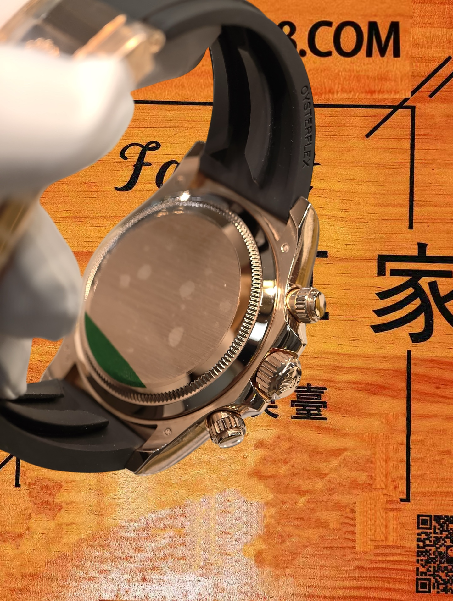 高仿私人改裝-勞力士-迪通拿116515 巧克力面黑圈 玫瑰金 40mm 復刻腕錶 實拍