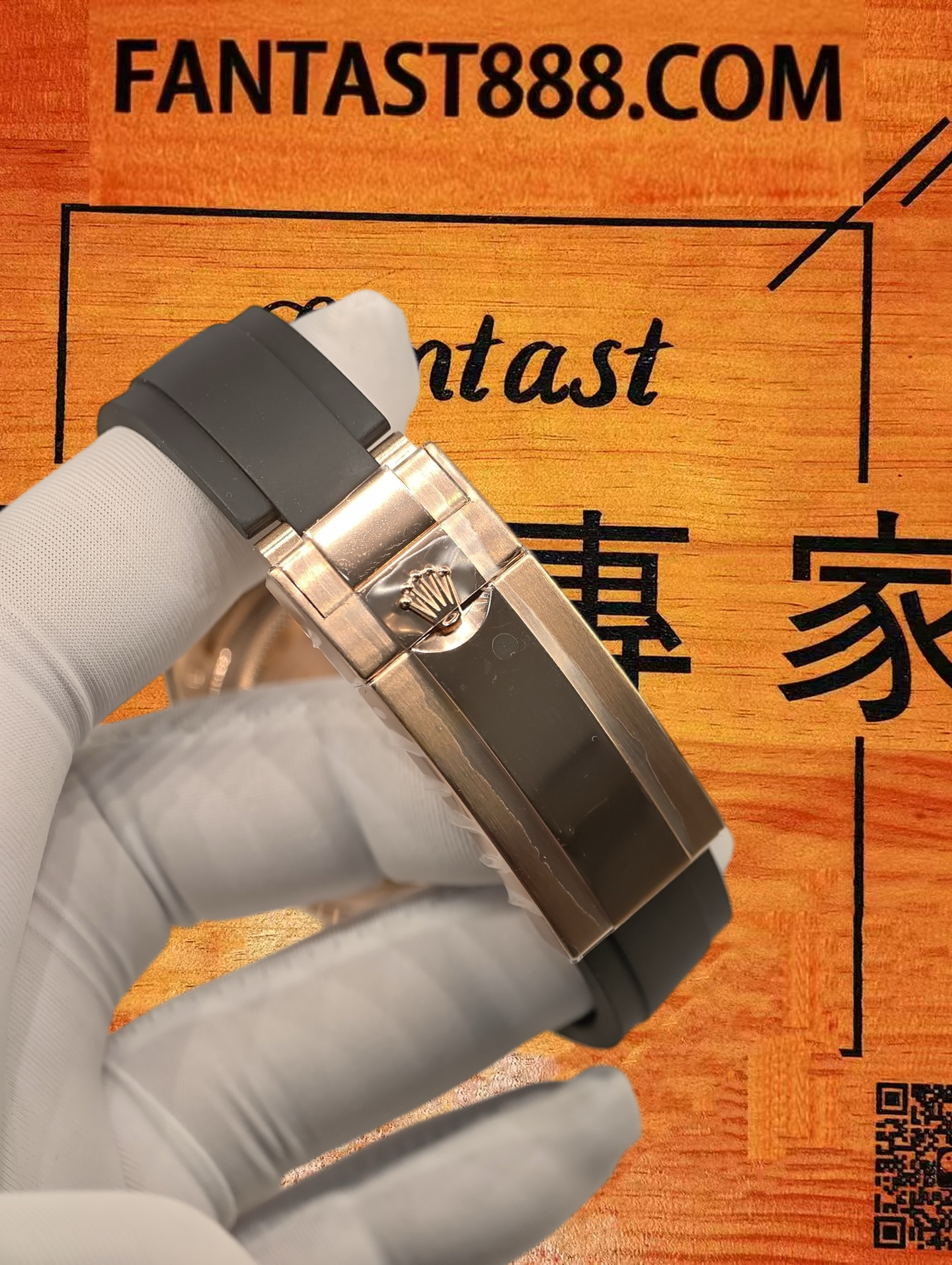 高仿私人改裝-勞力士-迪通拿116515 巧克力面黑圈 玫瑰金 40mm 復刻腕錶 實拍