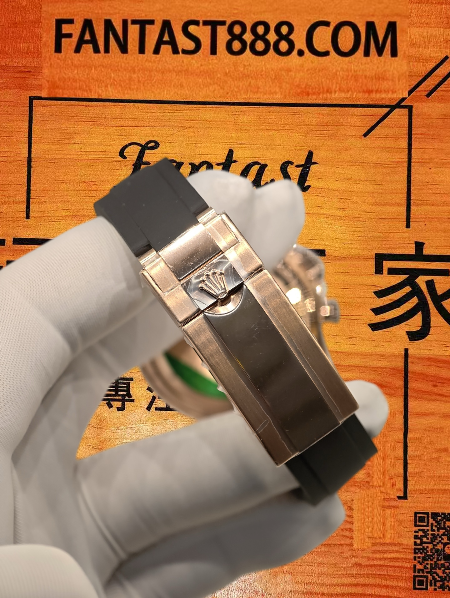 高仿私人改裝-勞力士-迪通拿116515 長頸鹿紋滿鑽 玫瑰金 40mm 復刻腕錶