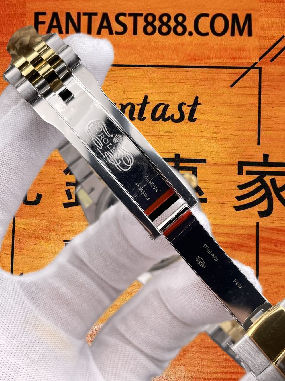 高仿ARF廠勞力士日誌鑽刻香檳 36mm實拍圖7
