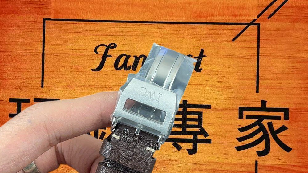 高仿AZ廠IWC萬國大型飛行員藍盤 43mm實拍圖6