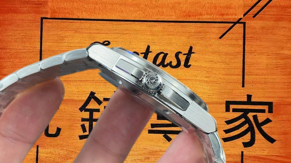 高仿V7廠IWC工程師黑格紋盤 40mm實拍圖3