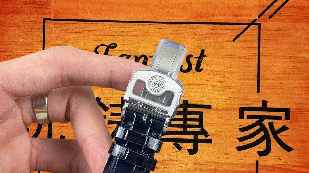 高仿APS廠IWC葡萄牙七日鏈白盤藍針 42mm實拍圖6