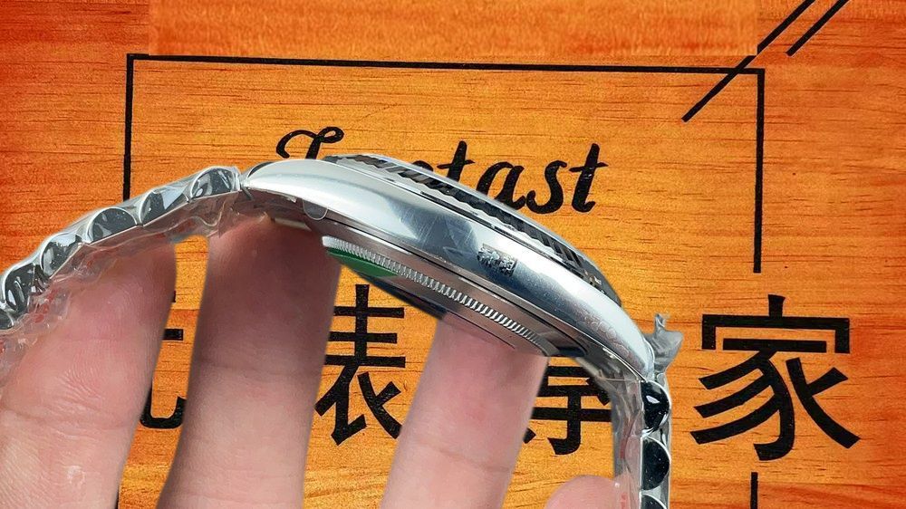 高仿Clean廠勞力士日誌灰盤鑽刻 36mm實拍圖4