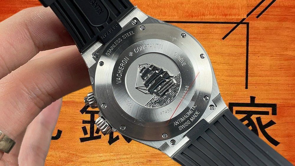 高仿TWA廠江詩丹頓縱橫四海計時黑盤 42mm實拍圖5