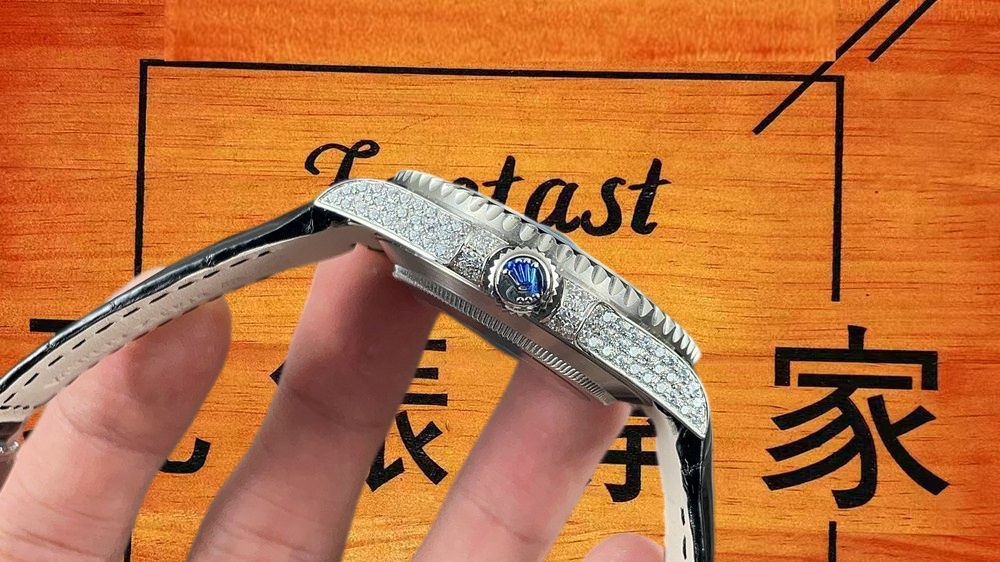 高仿KOR廠勞力士黑水鬼彩虹圈雙帶 40mm實拍圖3