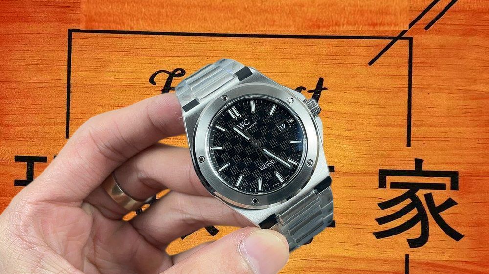 高仿V7廠IWC工程師黑格紋盤 40mm