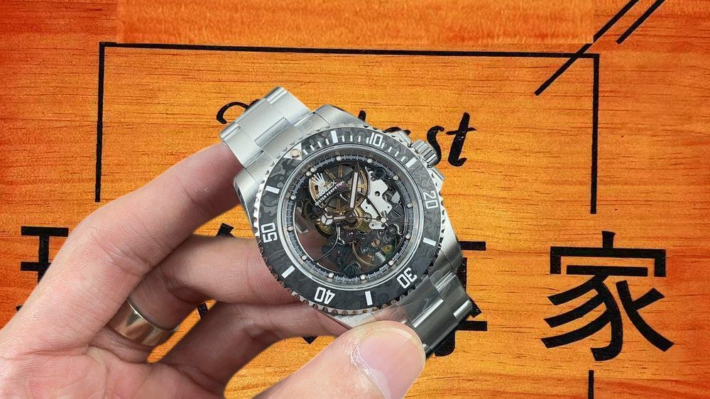 高仿勞力士潛航者鏤空水鬼3130機芯改裝 40mm