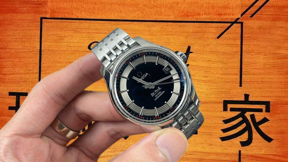 高仿VS廠歐米茄碟飛Hour Vision黑盤 41mm