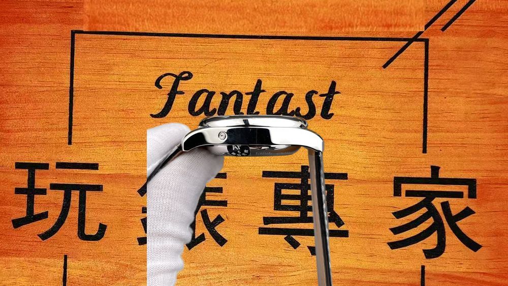 高仿AF廠浪琴名匠八針月相黑盤 42mm實拍圖4