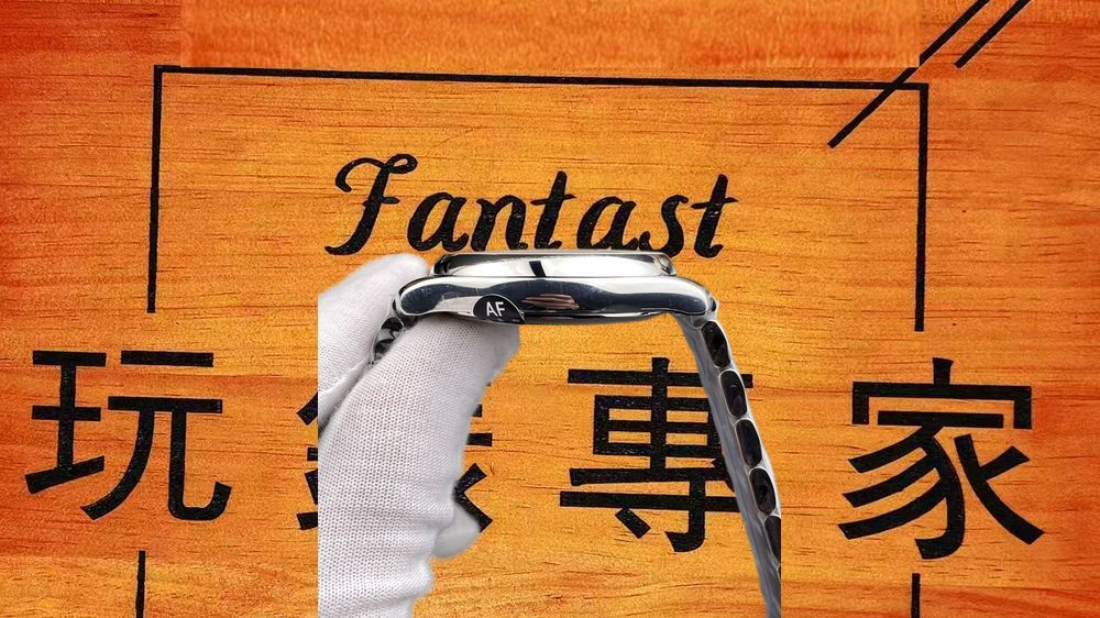 高仿AF廠浪琴名匠四針月相麥粒面 42mm實拍圖6