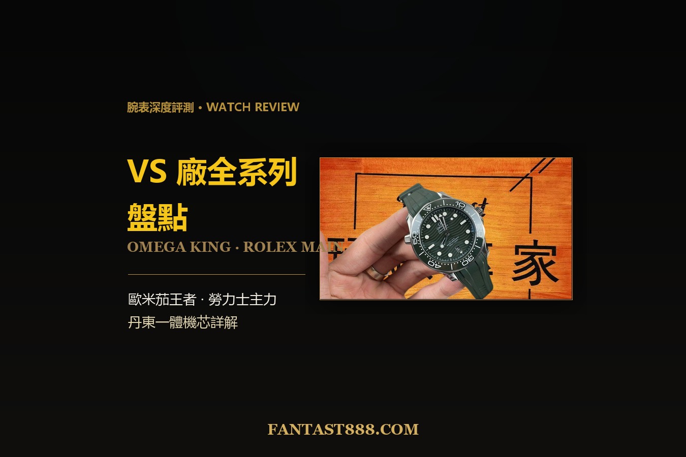 VS廠是什麼來頭？歐米茄王者+勞力士主力全系列盤點
