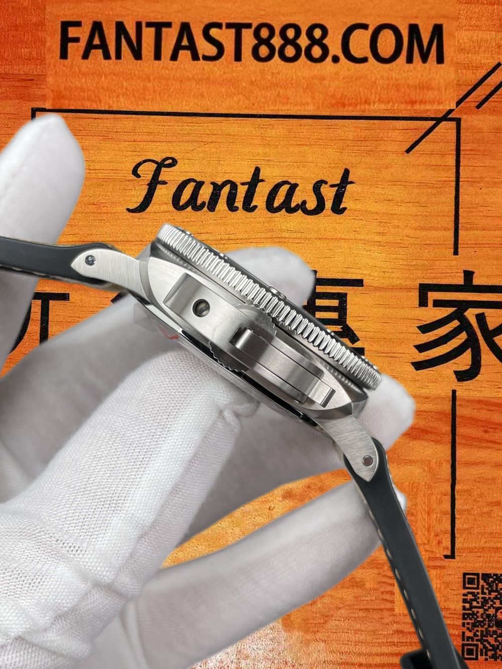 高仿VS廠沛納海潛行PAM1518海豹灰盤迷彩帶 44mm實拍圖6