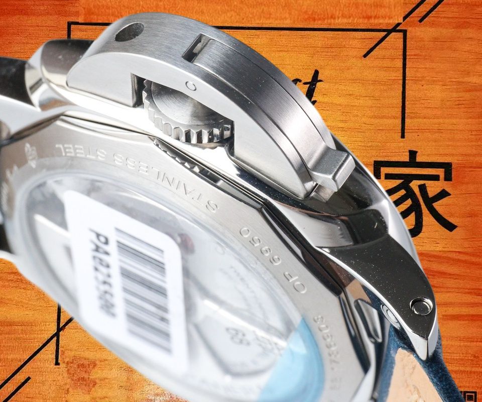 高仿VS廠沛納海廬米諾GMT PAM688藍盤金針 42mm實拍圖6