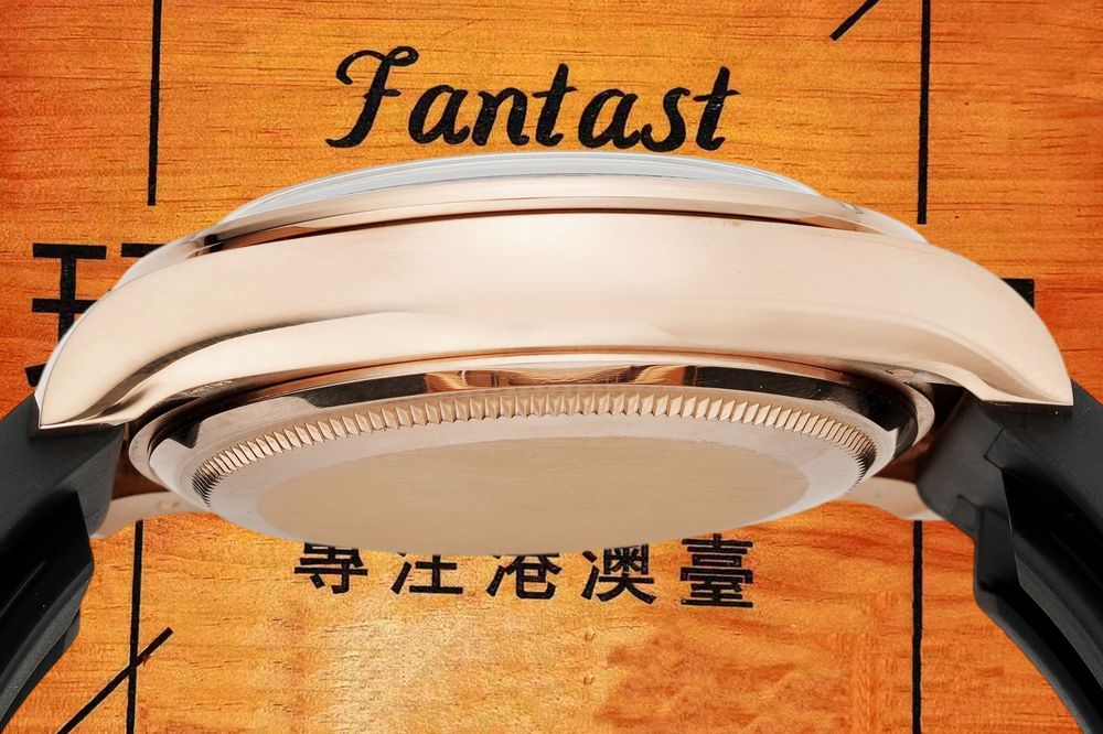 高仿ERF廠勞力士迪通拿包金配重巧克力盤膠帶 40mm實拍圖7