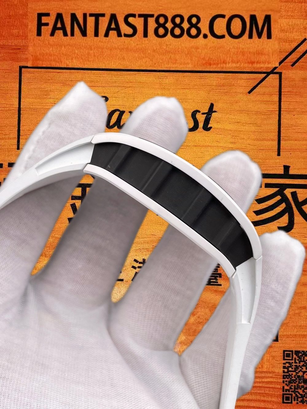 高仿APS廠理查德米勒RM61-01白陶瓷綠跑道鏤空自動 51x42mm
