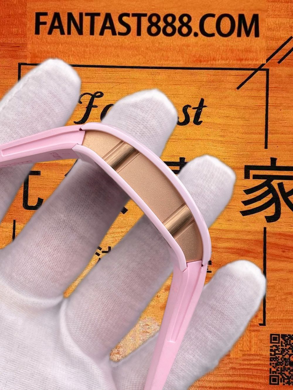 高仿BBA廠理查德米勒RM07-01粉陶瓷紅唇黑唇女士自動 45mm