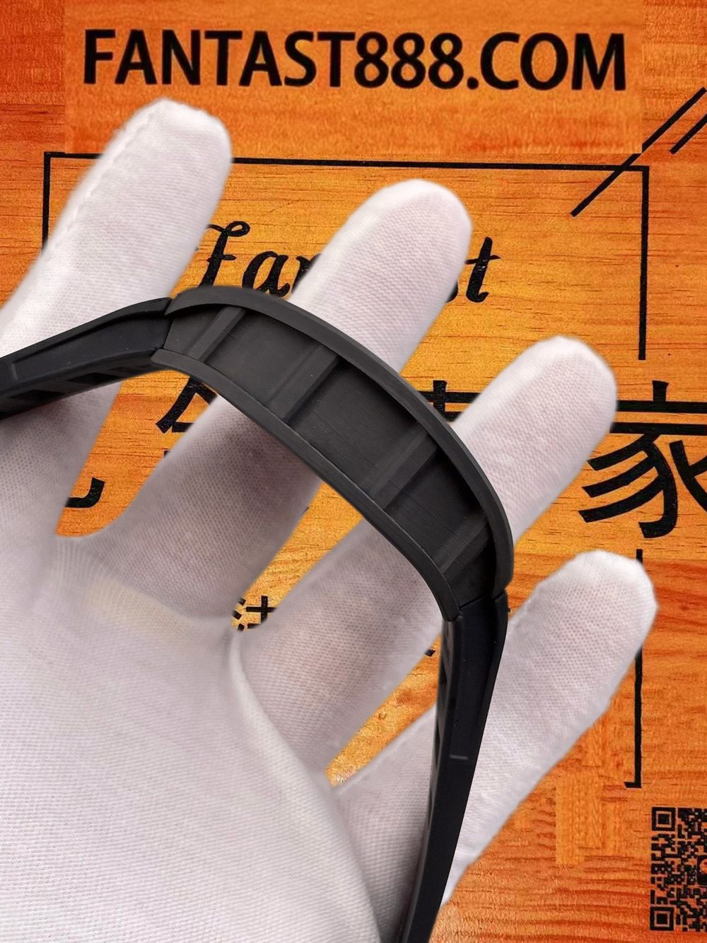 高仿RF廠理查德米勒RM055碳纖維黑金圈Vaucher無卡度 49.9x42.7mm