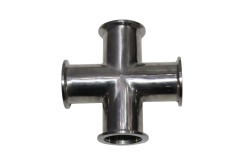 Sanitary 4 way cross