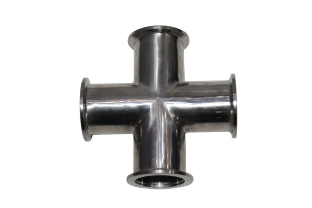 Sanitary 4 way cross