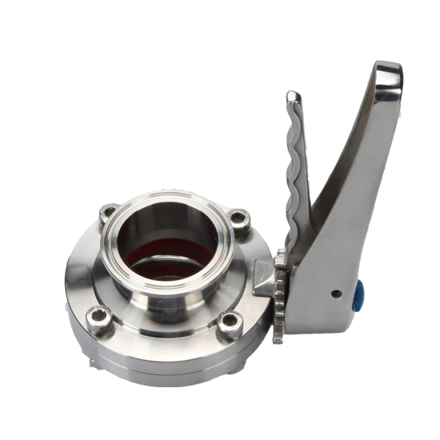 Pneumatic /manual butterfly valve