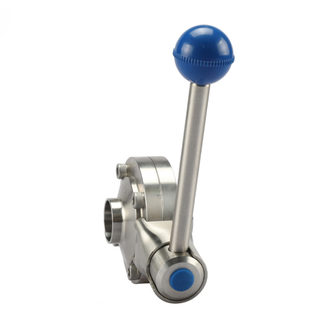 Pneumatic /manual butterfly valve