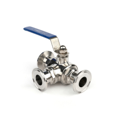 Three way ball valve