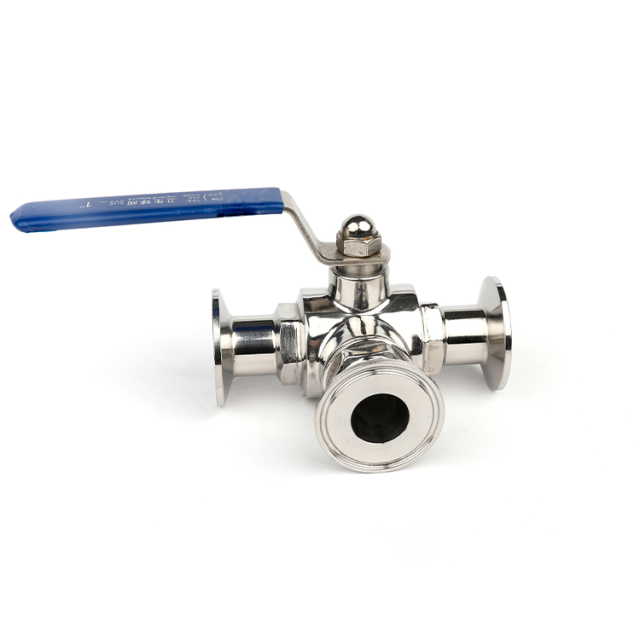 Three way ball valve