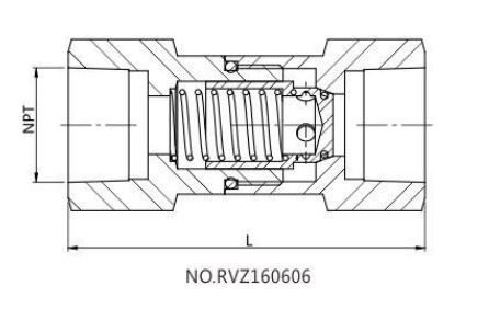 High pressure check valve