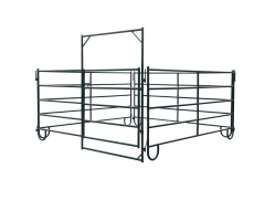 SELA Industrial 5 ft×10 ft Corral Panels (54pcs Panels & 2pcs Gates)
