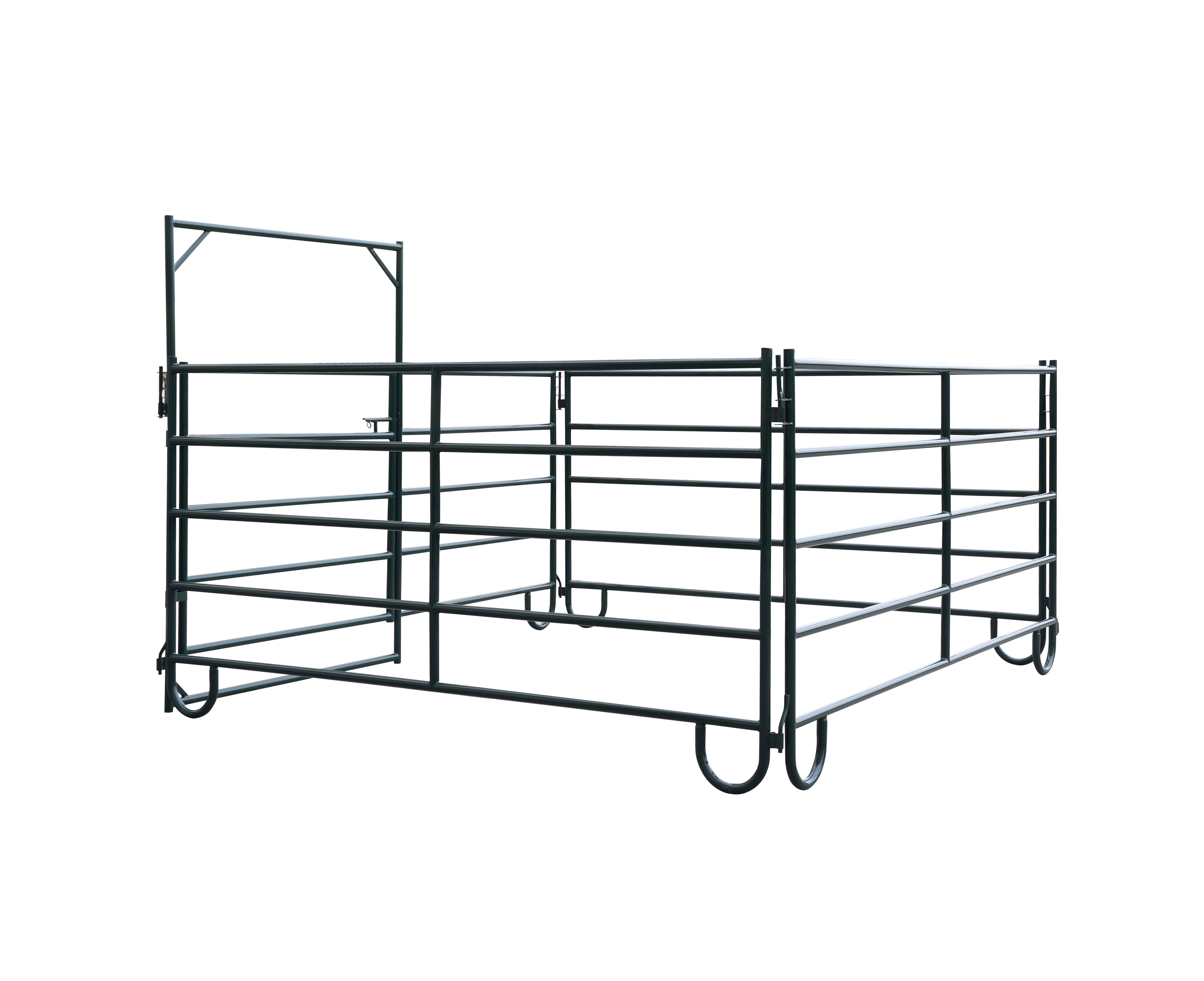 SELA Industrial 5 ft×10 ft Corral Panels (54pcs Panels & 2pcs Gates)