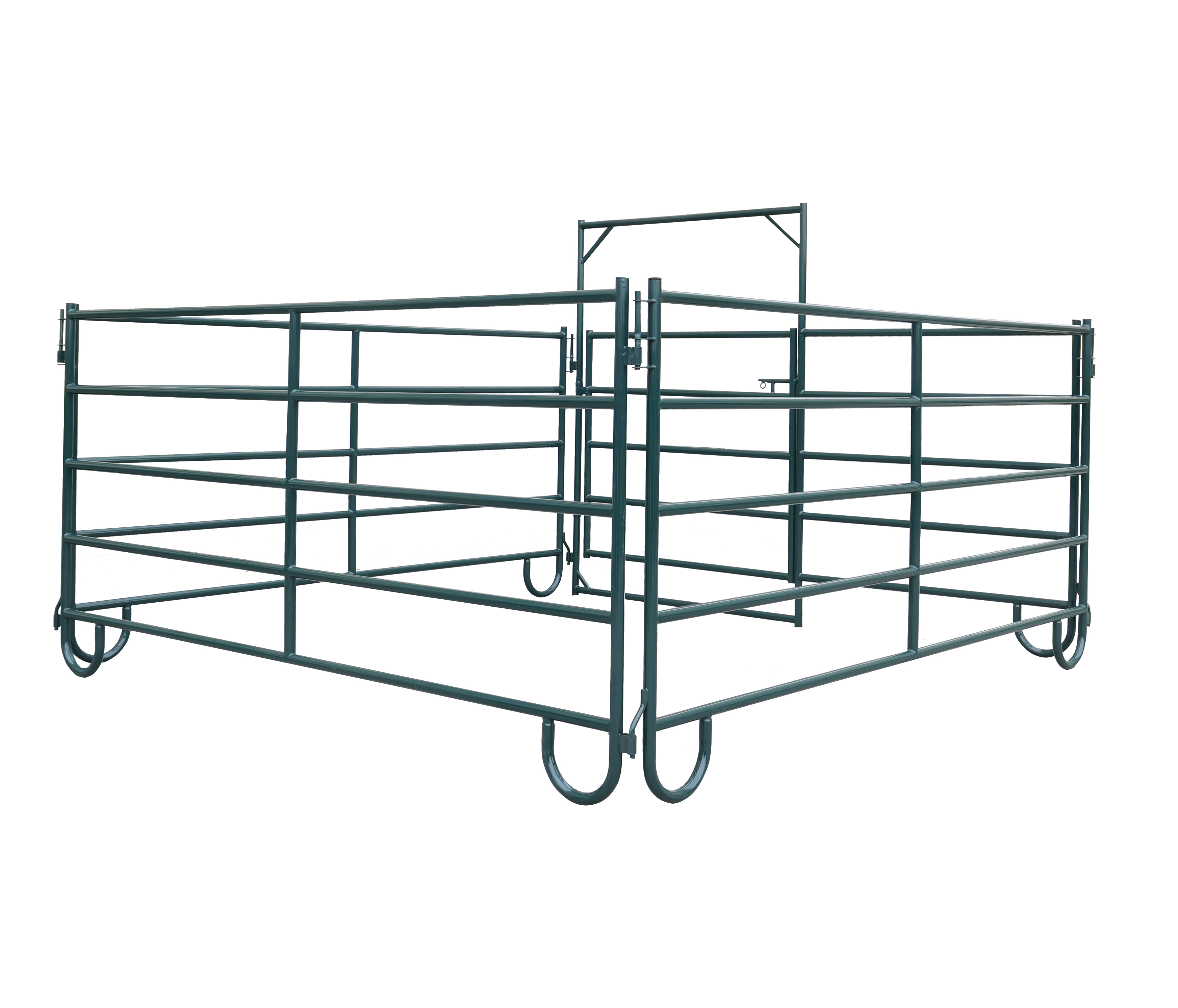 SELA Industrial 5 ft×10 ft Corral Panels (54pcs Panels & 2pcs Gates)