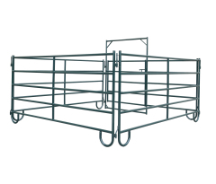 SELA Industrial 5 ft×10 ft Corral Panels (54pcs Panels & 2pcs Gates)
