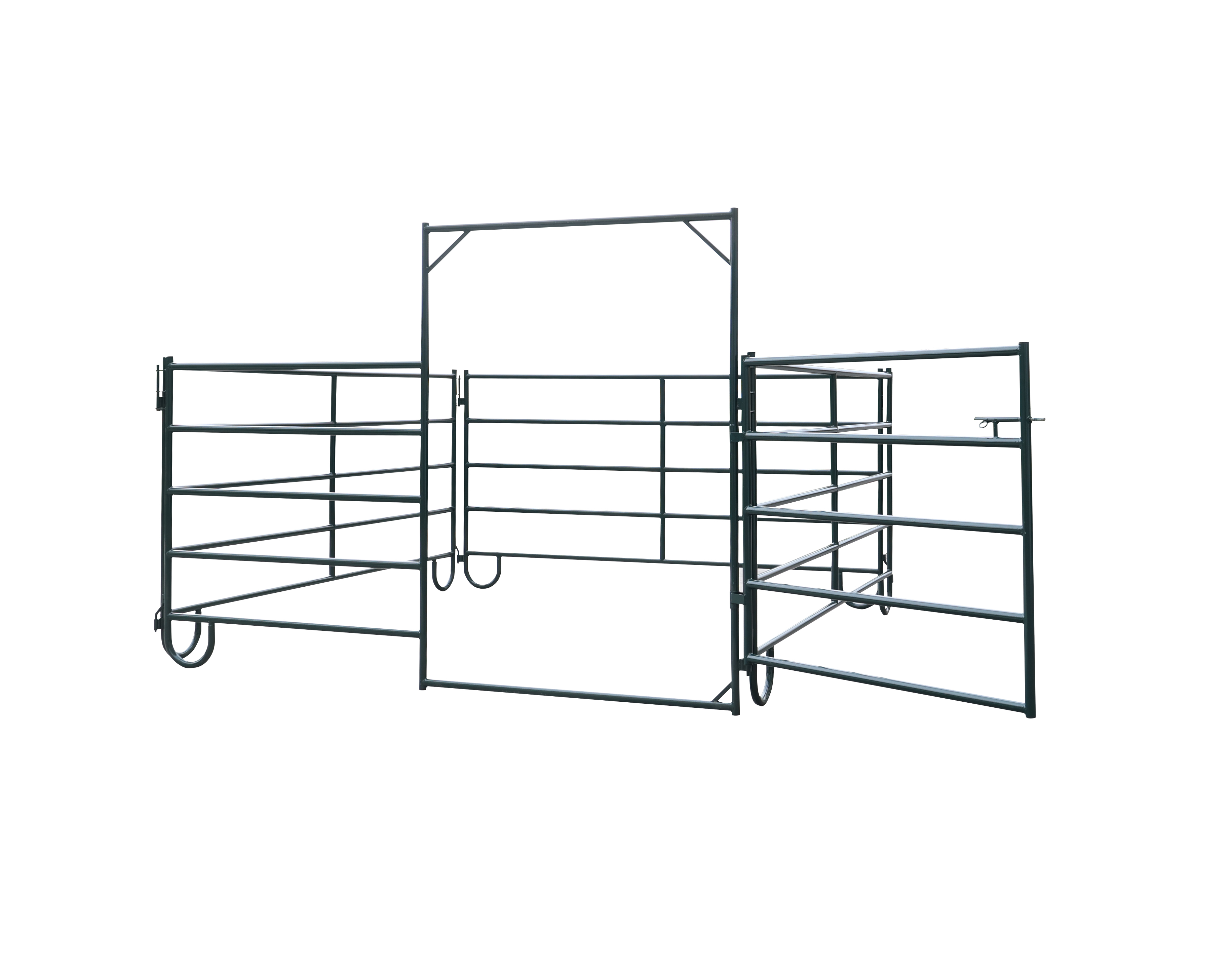 SELA Industrial 5 ft×10 ft Corral Panels (54pcs Panels & 2pcs Gates)