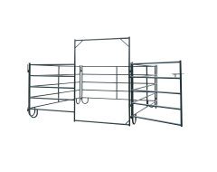 SELA Industrial 5 ft×10 ft Corral Panels (54pcs Panels & 2pcs Gates)