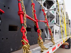 SELA Industrial 9200 lbs Ratchet Load Binder & G70 3/8”×20’ Transport Chain