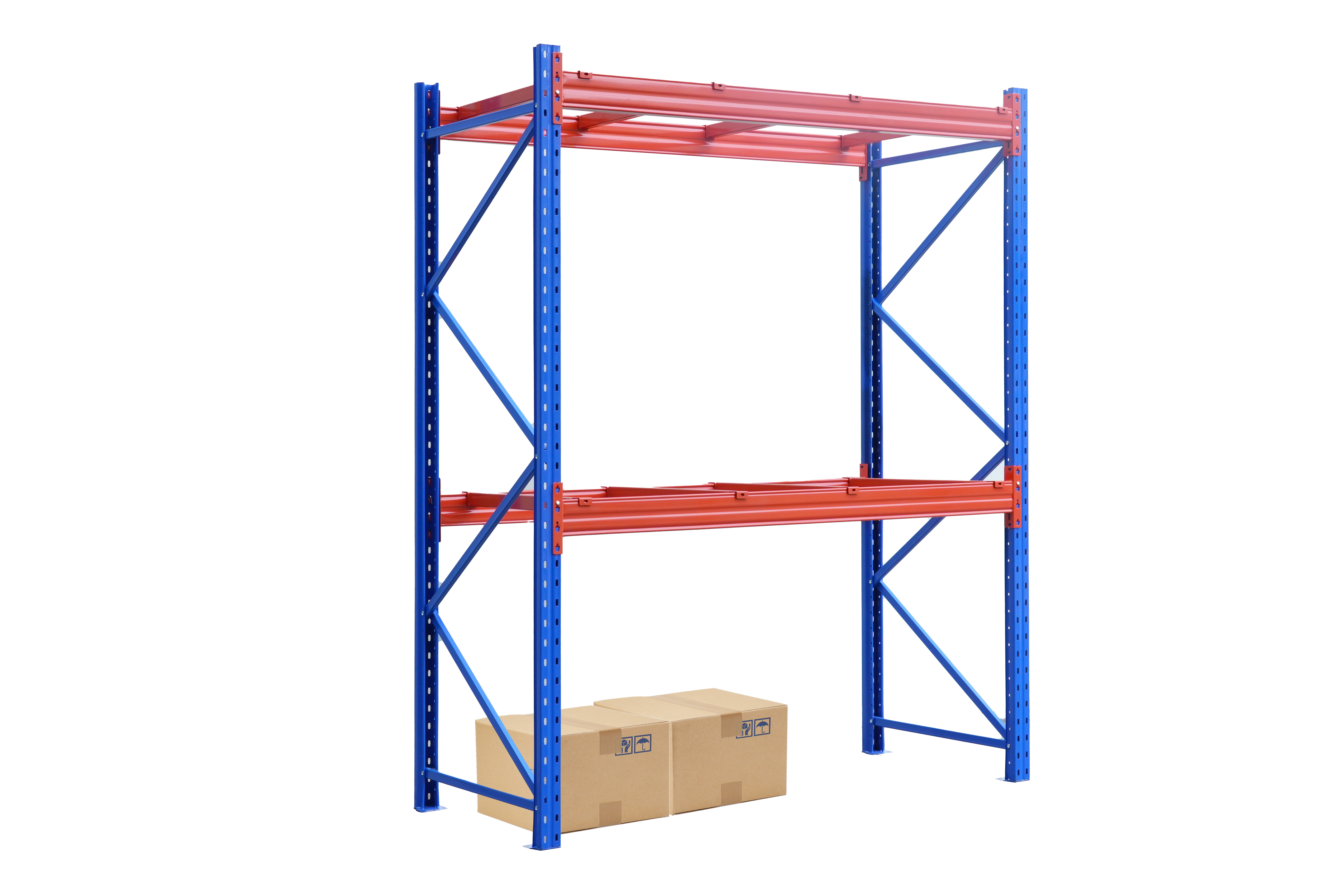 SELA Industrial W 96”×D 42”×H 120” Heavy Duty Pallet Rack,  8000 lbs Layer Capacity